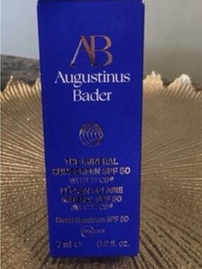 Augustinus Bader The Mineral Sunscreen SPF50 Deluxe Sample .2oz, 7ml Exp 12/2026